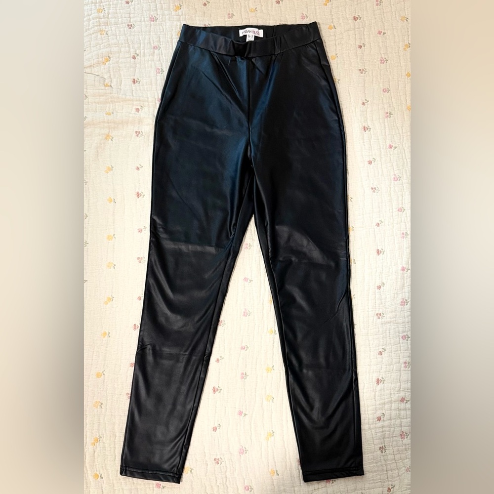 Urban Bliss Black Faux Leather Pants